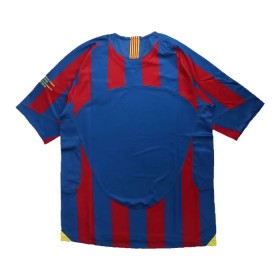 Camisolas Barcelona 2005-06 Retro 1º Equipamento Principal Manga Curta